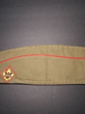 Boy Scout BSA Type #2 Diamond Patch Sanforized Size L Garrison Cap Uniform Hat